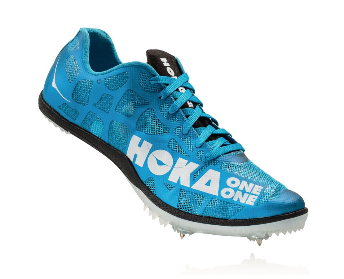 Hoka One One Rocket Md South Africa - Womens Track Spikes - Blue / White,TEIXJ-4286